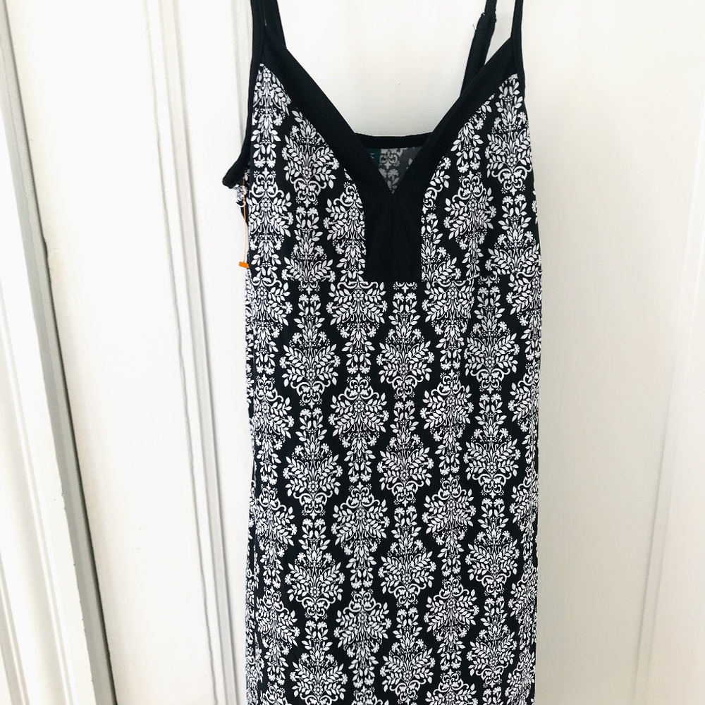 Laura Ashley Casual Dress Black and White - Small